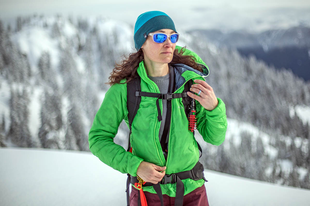 Baselayers (Patagonia Capilene Air underneath synthetic jacket)