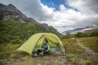 NEMO Dragonfly OSMO 2P tent (backpacking in Patagonia)