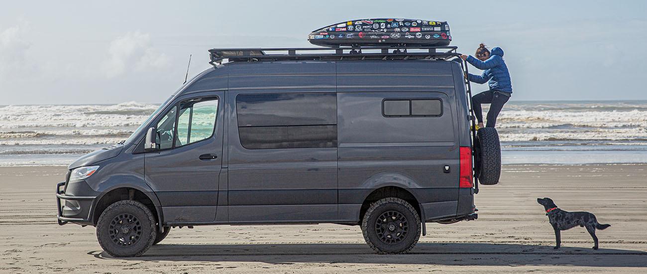 Rhino the Adventure Sprinter Van (home slide)